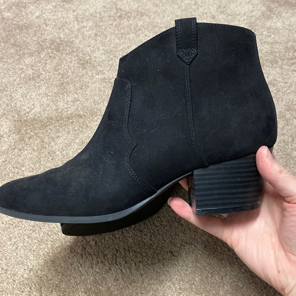 Old navy black booties